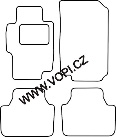 Autokoberce Honda Accord 2003 - 2008 Colorfit Fun (1737)